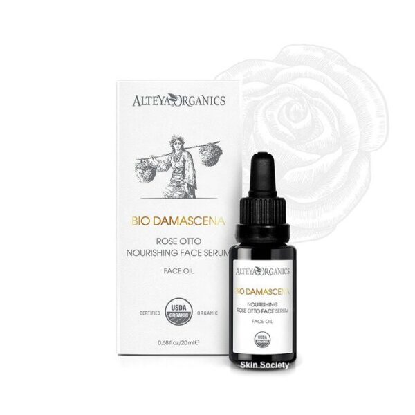 Alteya Organics Rose Otto Nourishing Face Serum Bio Damascena  20ml