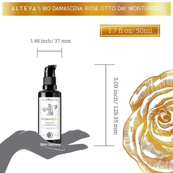 Alteya Organics Rose Otto Day Moisturizer Bio Damascena 50ml - Image 5