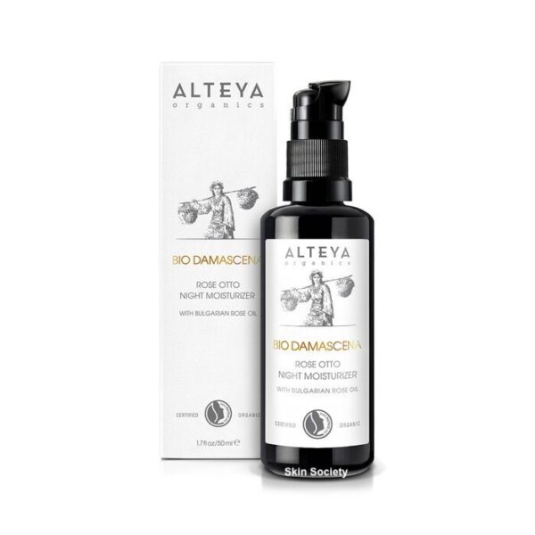 Alteya Organics Rose Otto Night Moisturizer Bio Damascena 50ml