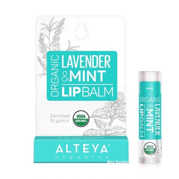 Alteya Organics Organic Lavender & Mint Lip Balm 5g