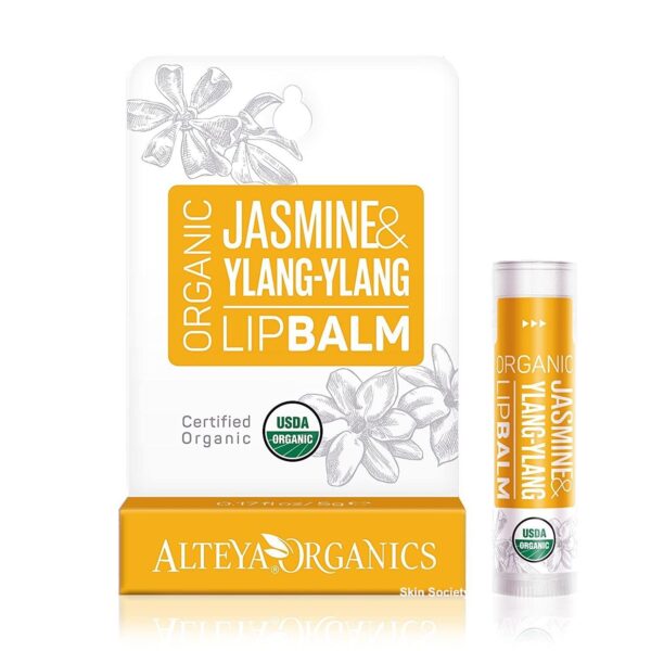 Alteya Organics Organic Jasmine & Ylang-Ylang Lip Balm 5g