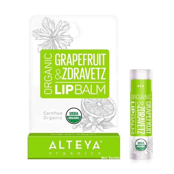 Alteya Organics Organic Grapefruit & Zdravetz Lip Balm 5g