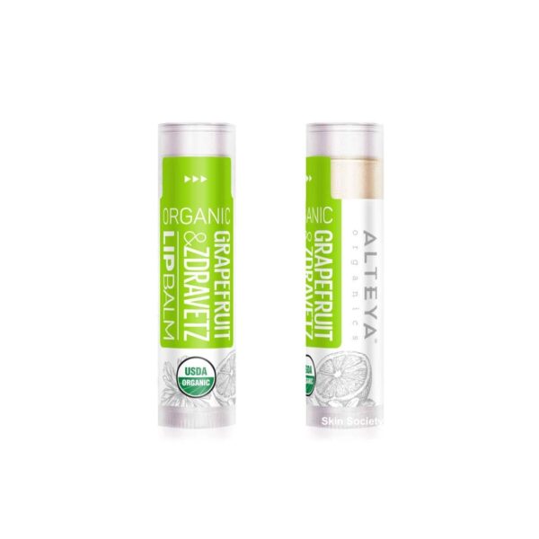 Alteya Organics Organic Grapefruit & Zdravetz Lip Balm 5g - Image 2