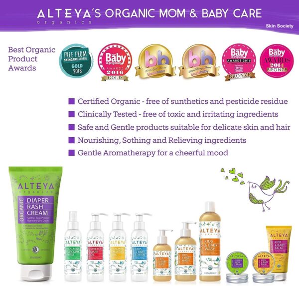 Alteya Organics Organic Diaper Rash Cream 30ml - Image 4