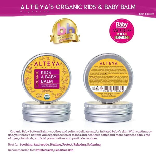 Alteya Organics Organic Baby Balm 40ml - Image 3