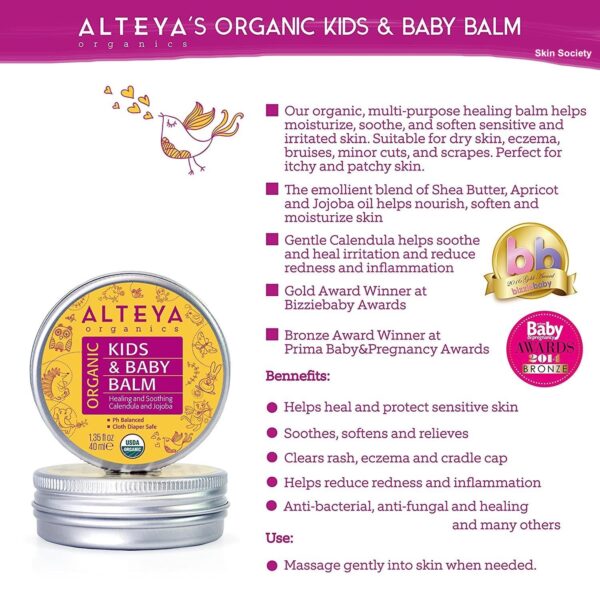 Alteya Organics Organic Baby Balm 40ml - Image 5