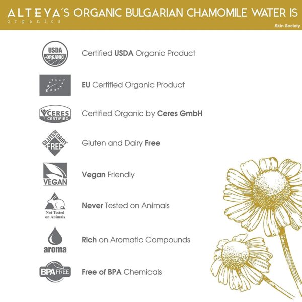 Alteya Organics Organic Chamomile Water 120ml - Image 6