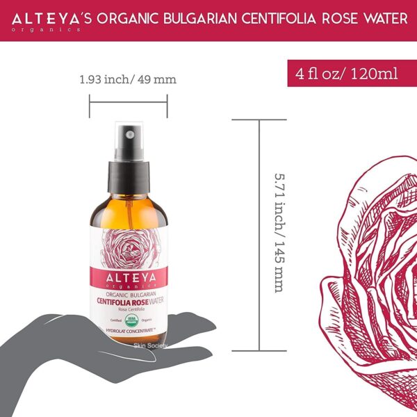 Alteya Organics Organic Centifolia Water 120ml - Image 5