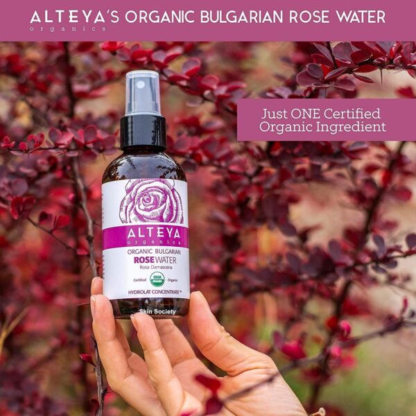 Alteya Organics Organic Bulgarian Rosewater 120ml - Image 6