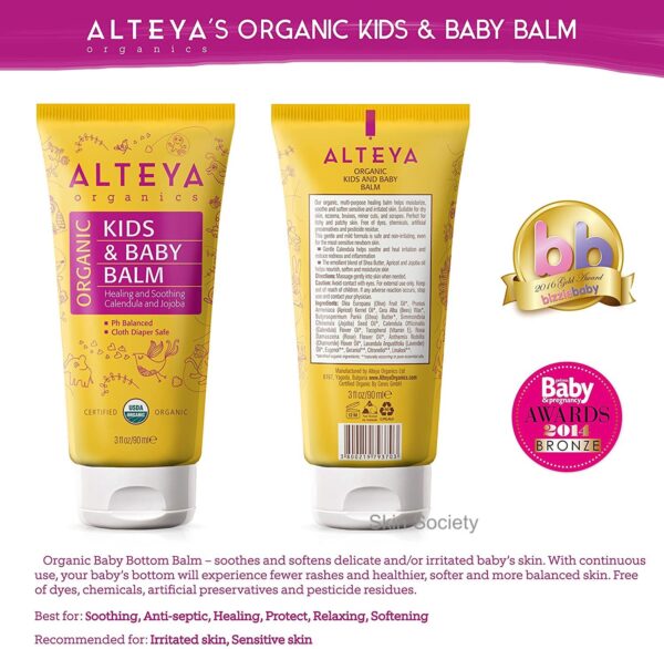 Alteya Organics Organic Baby Balm 90ml - Image 3