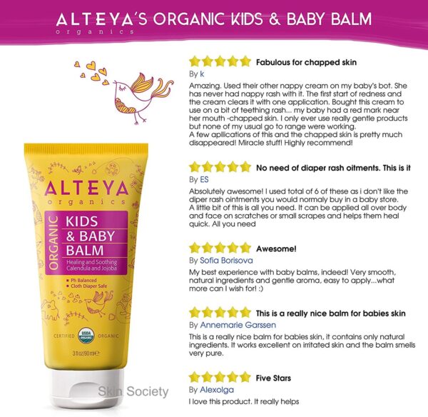 Alteya Organics Organic Baby Balm 90ml - Image 4
