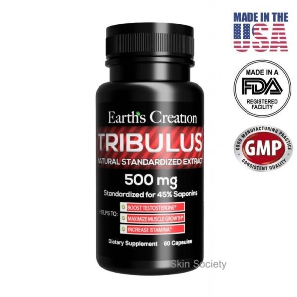 Earth’s Creation Tribulus 500mg 60 Capsules