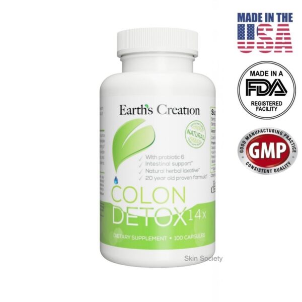 Earth’s Creation Colon Cleanser 14X 100 Capsules